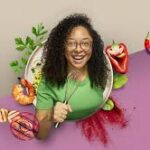 lachen met volle mond